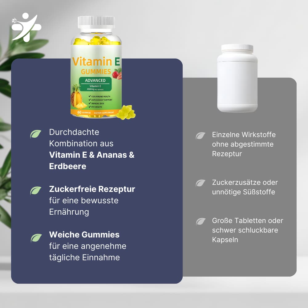 Vitamine E Gummies – Huidverzorging & celbescherming